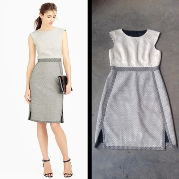 J. Crew Dresses & Skirts - J. Crew Mixed Tweed Sleeveless Sheath Dress 10